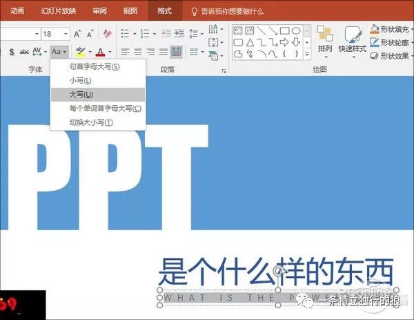 ppt备注字体大小改不了