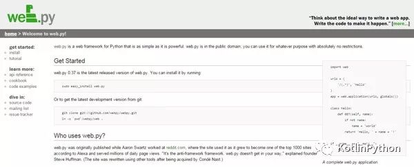 10 款 Web开发最佳的 Python 框架