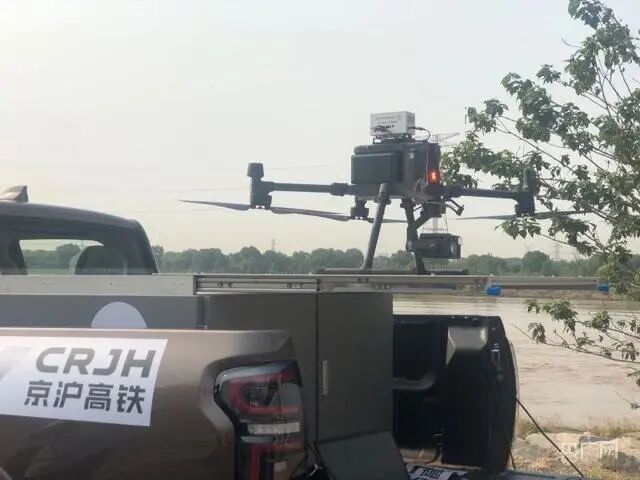 精确至毫米！京沪高铁使用全自动无人机智能巡检系统 系国内外首套的图1