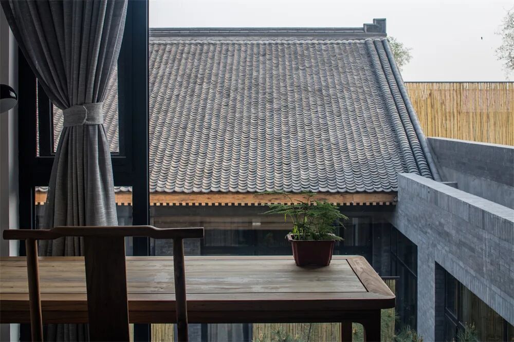 住民宿 感受乡野生活美学|听松书院:透过粼粼屋瓦,望向松影云天