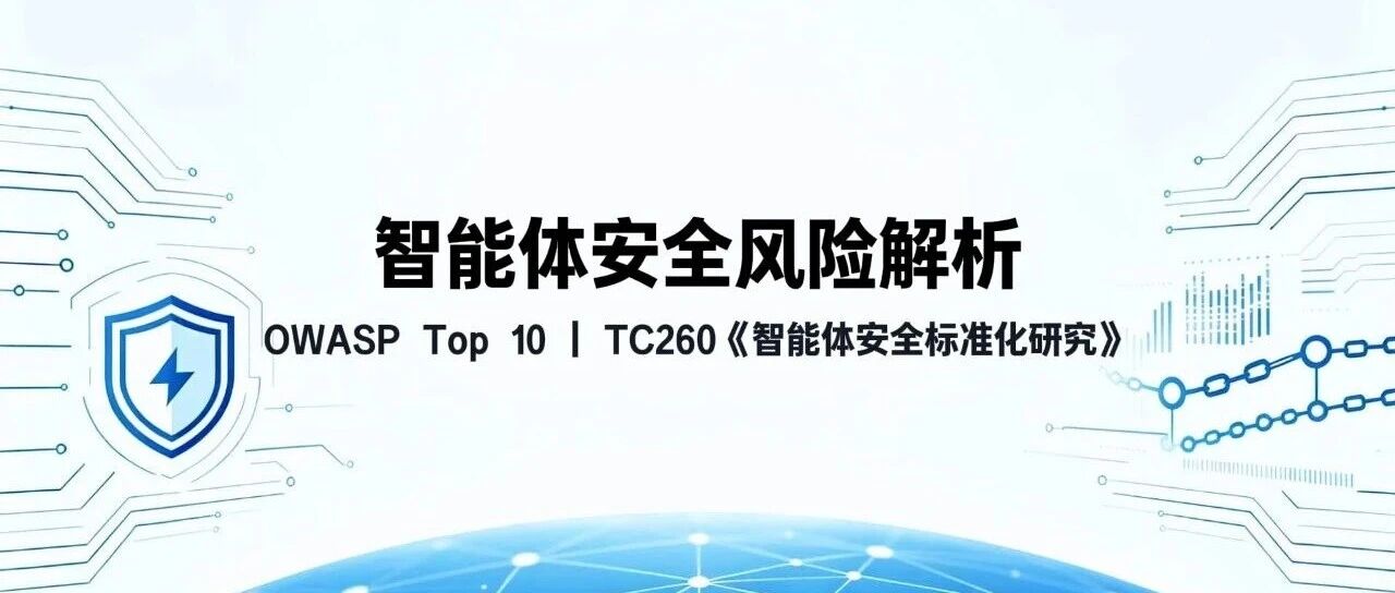 智能体安全风险解析：OWASP Top 10 | TC260《智能体安全标准化研究》 - 信息安全知识库