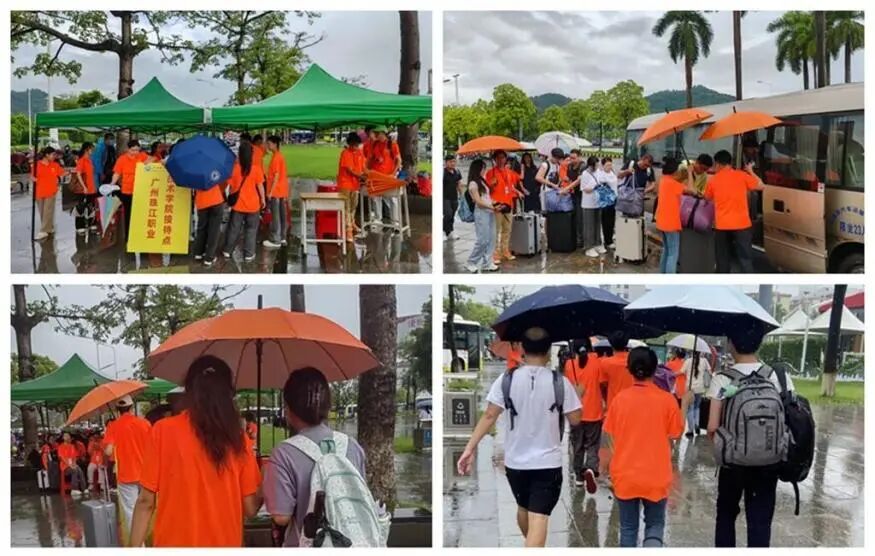 志愿者接站与引导 · 资料图片