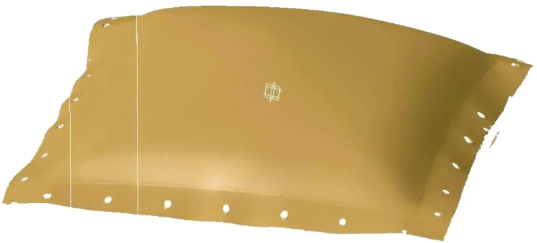 爆炸冲击波与破片作用下车辆底部结构动响应数值仿真的图11