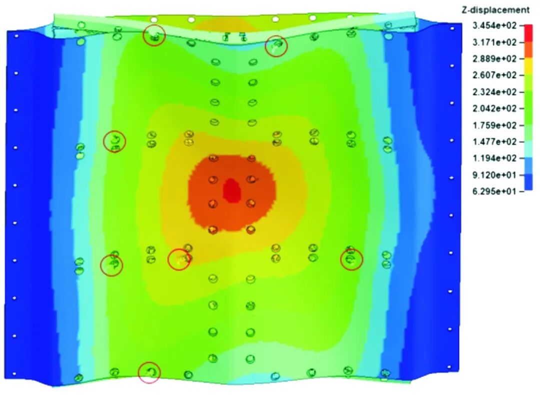 爆炸冲击波与破片作用下车辆底部结构动响应数值仿真的图31