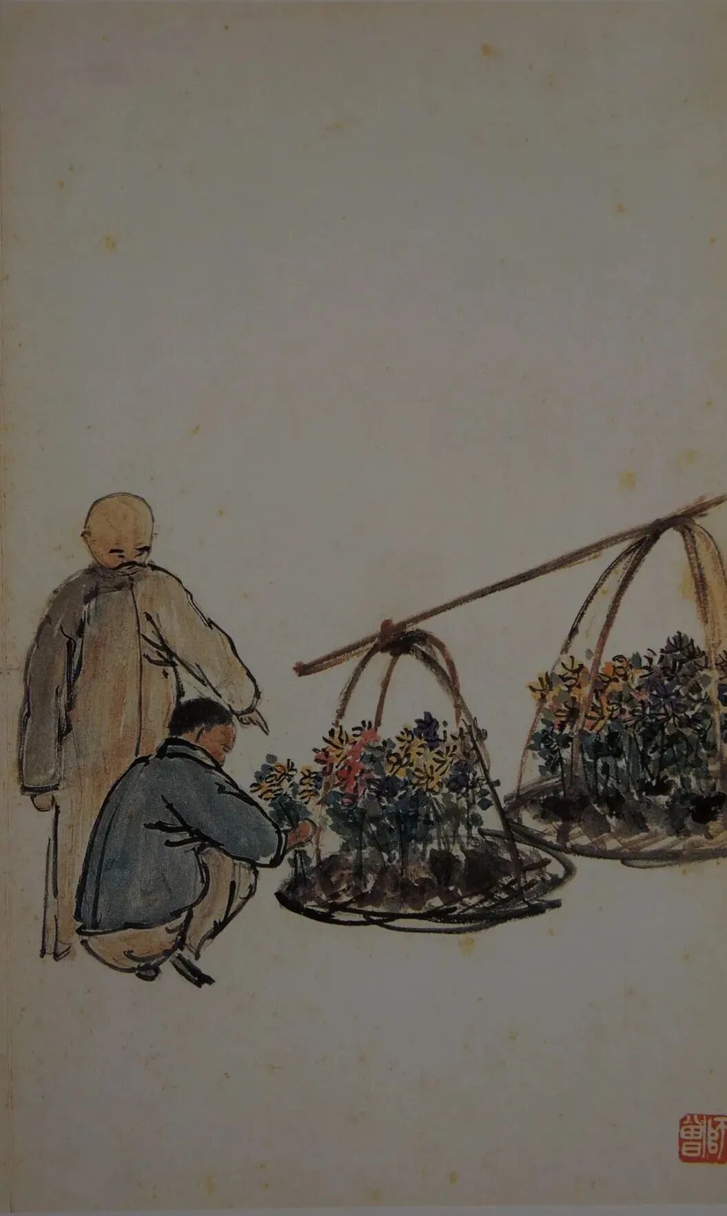 当新的人物形象出现在绘画中的时候,正如同陈师曾的《读画图》那样