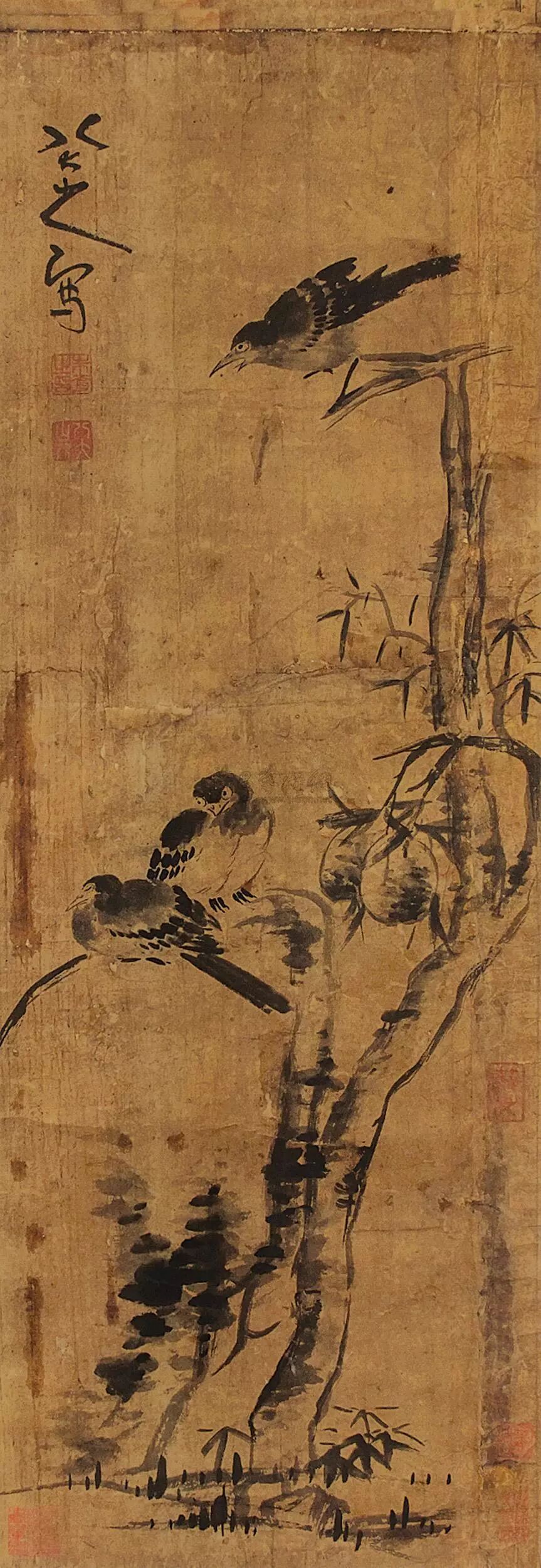 八大山人花鸟画，一花一鸟皆是悲啼！ - 全民收藏网