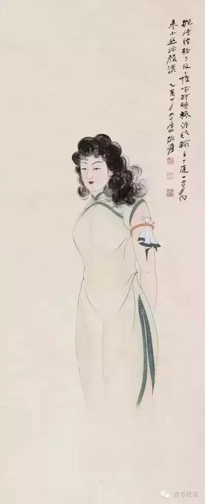 "张大千"牌限量版旗袍和他的旗袍女人!