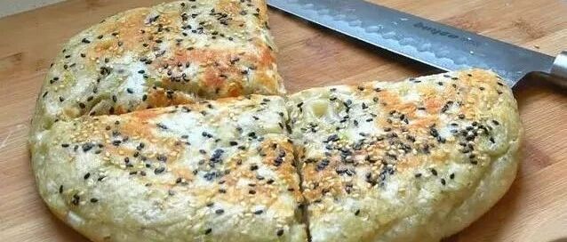 免烤免揉快速发面早餐饼，一搅一煎就成