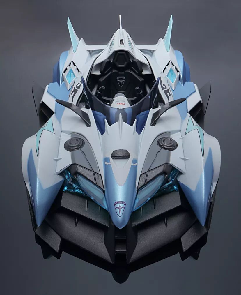 qq飞车首款典藏级赛车合金模型白玉神驹火热预售中