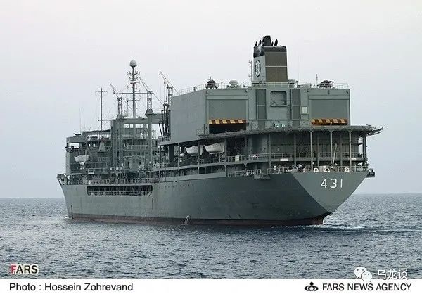 突发，伊朗唯一综合补给舰起火沉没，海军远洋保障能力遭沉重打击