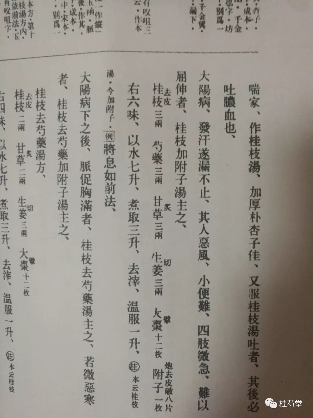 桂枝加附子汤的服法 桂芍堂 微信公众号文章阅读 Wemp
