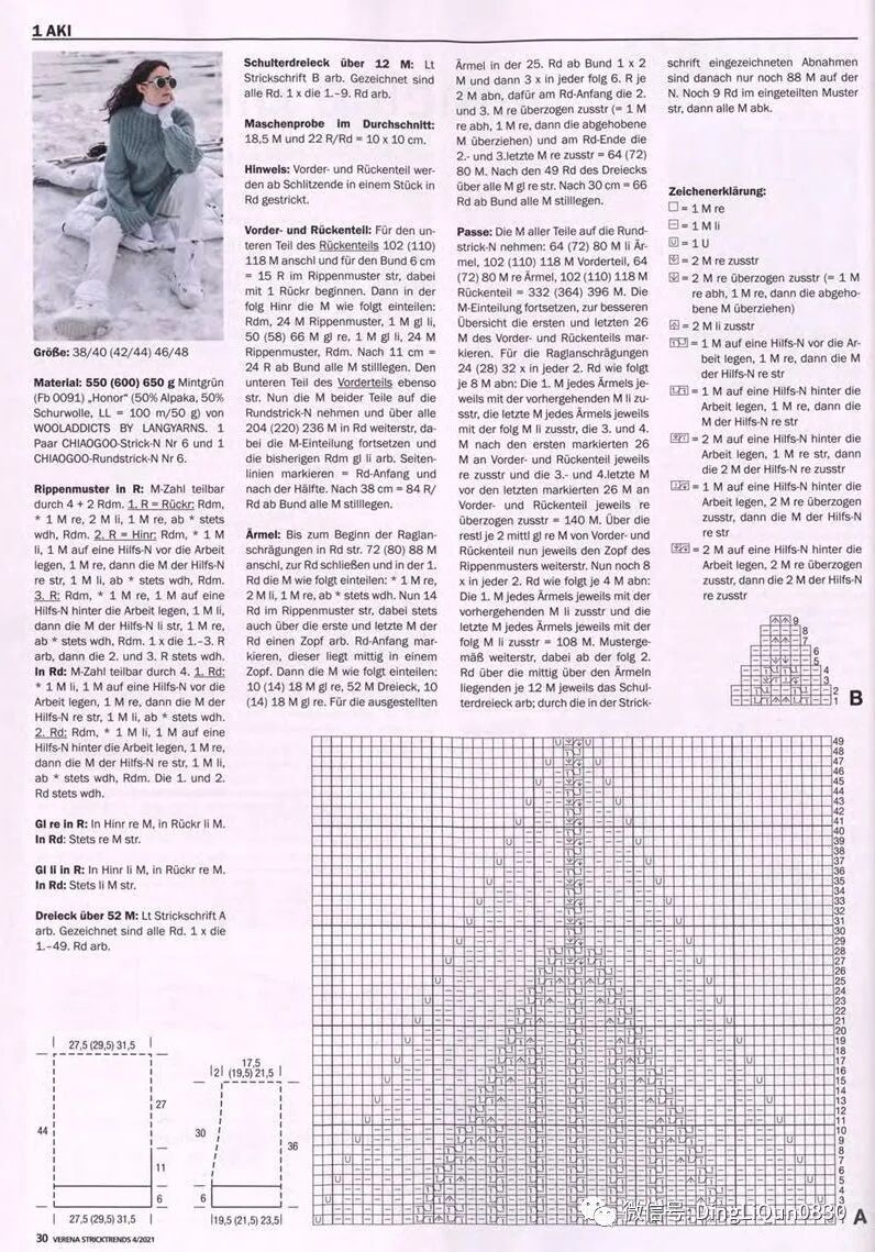 针织图解」 Verena Stricktrends最新的46款冬季服装配饰（完整版 