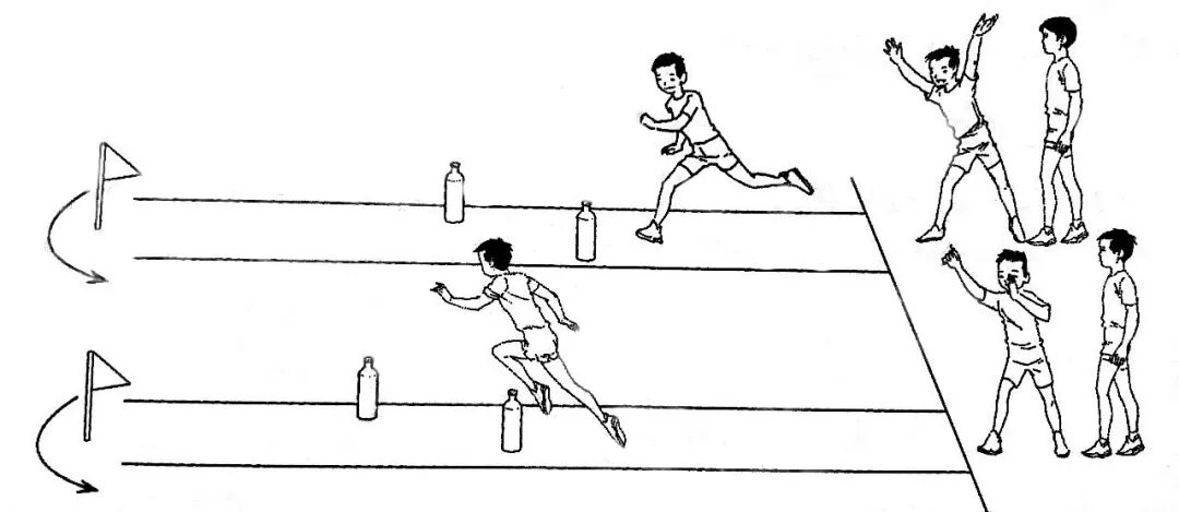 绕物折返跑追逐跑搬物赛跑贴膏药拉雪橇大渔网黄河长江