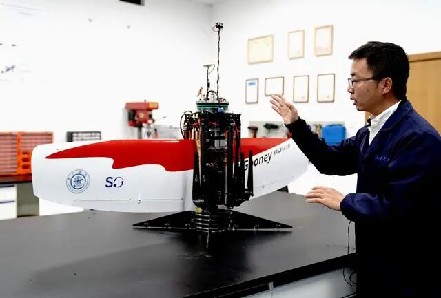既上天又入海！海空兩棲的無人航行器“哪吒”在滬成功研制的圖1