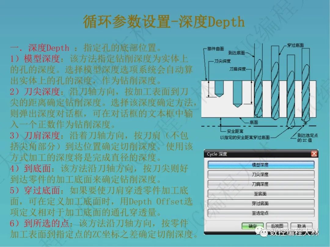 UG加工中心常见的钻孔加工，看参数设置和注意事项，你是这样做的吗的图8