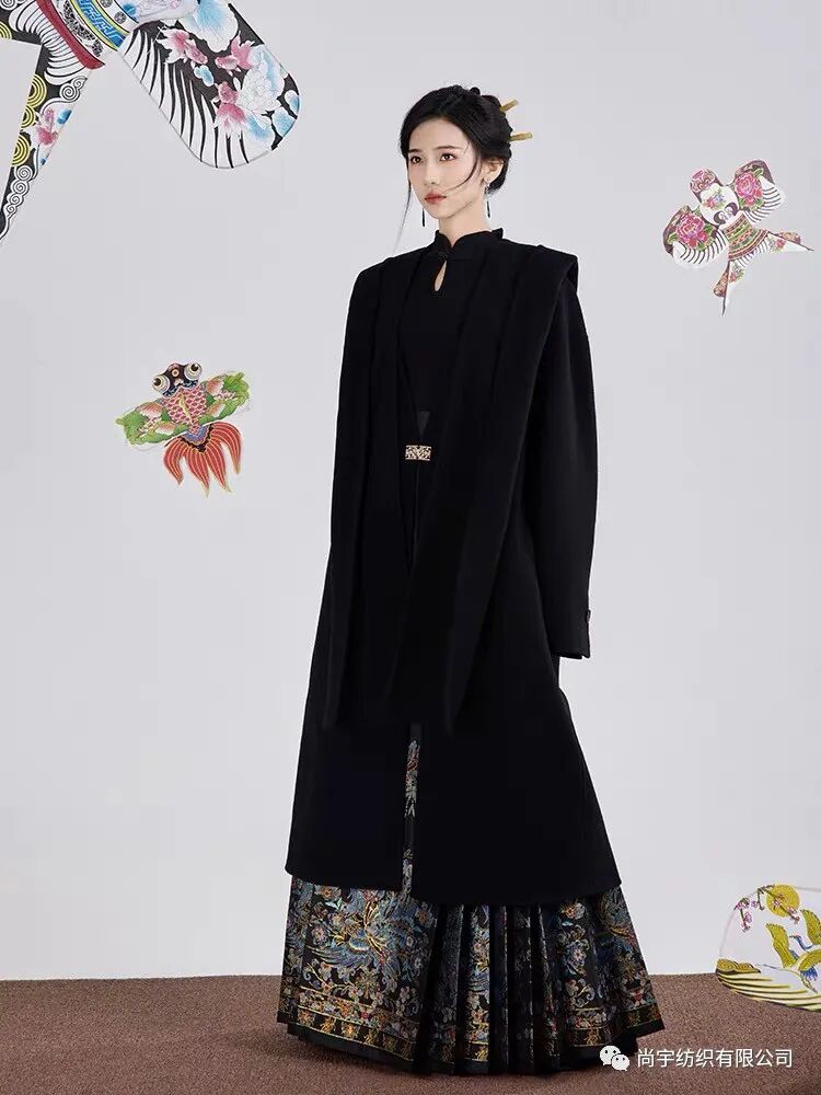 尚宇漢服馬面裙提花熱賣爆款新款系列之馬面裙的由來(lái)和歷史