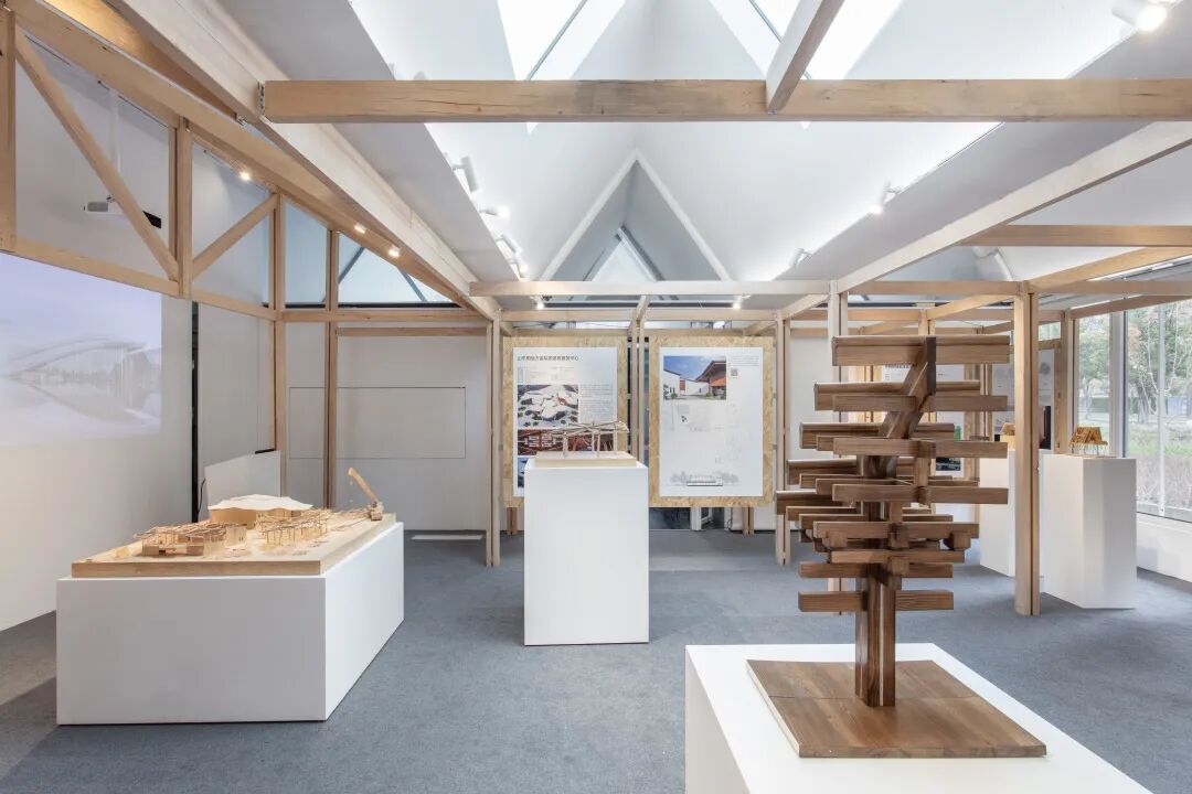 新作 | 可持续的木构展览系统：“无尽：当代木结构实践展”“无界”展区-木结构空间装置项目