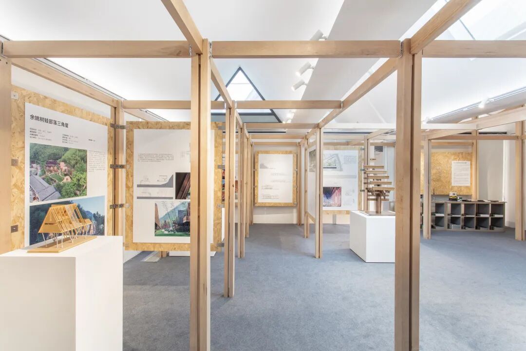 新作 | 可持续的木构展览系统：“无尽：当代木结构实践展”“无界”展区-木结构空间装置项目