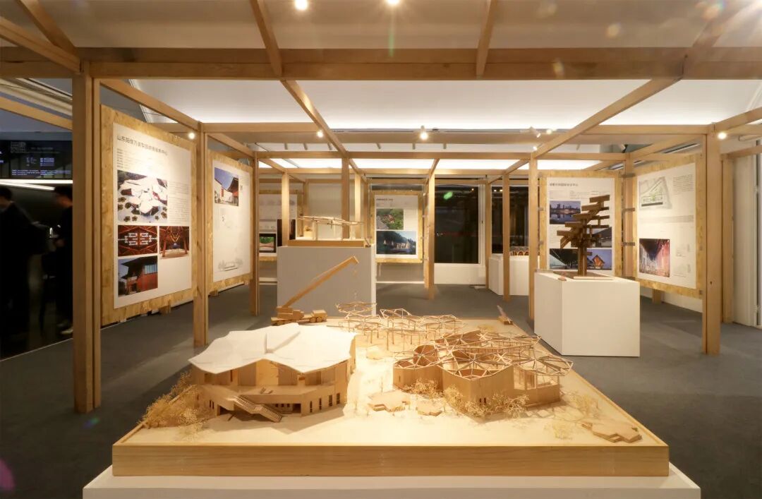 新作 | 可持续的木构展览系统：“无尽：当代木结构实践展”“无界”展区-木结构空间装置项目