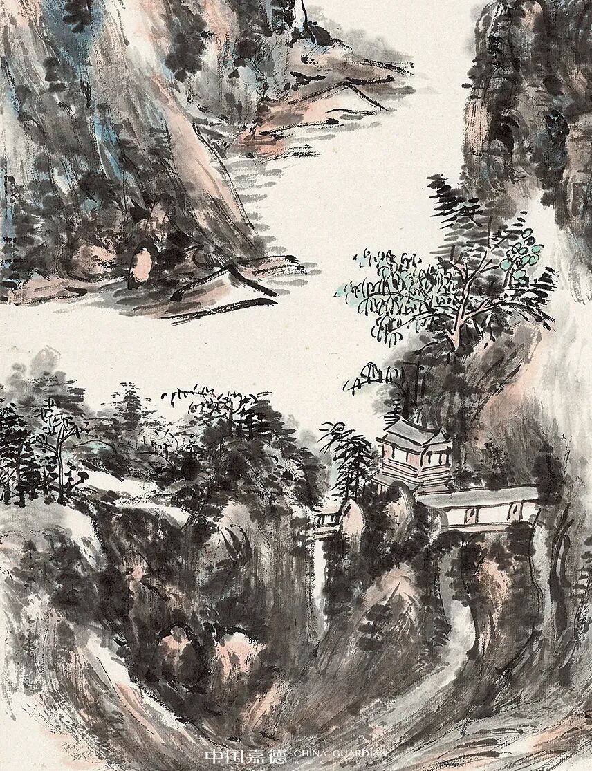 好山无数接天涯——黄宾虹五件晚岁佳笔闪耀大观珍品之夜丨中国嘉德2021秋