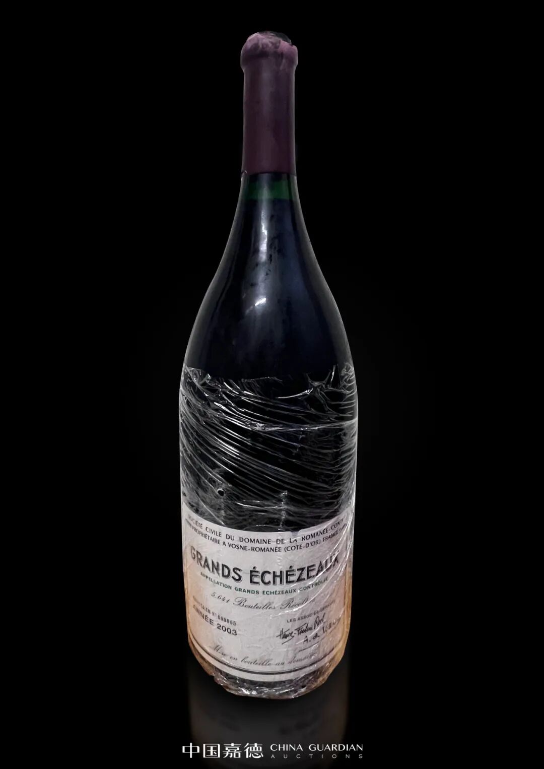 lot 4720罗曼尼·康帝酒庄大依瑟索特级园大瓶装(6升)2003年份1支