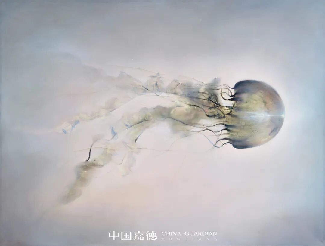 1977)浪潮(一组2件)2017 年布面 油画110×145 cm.