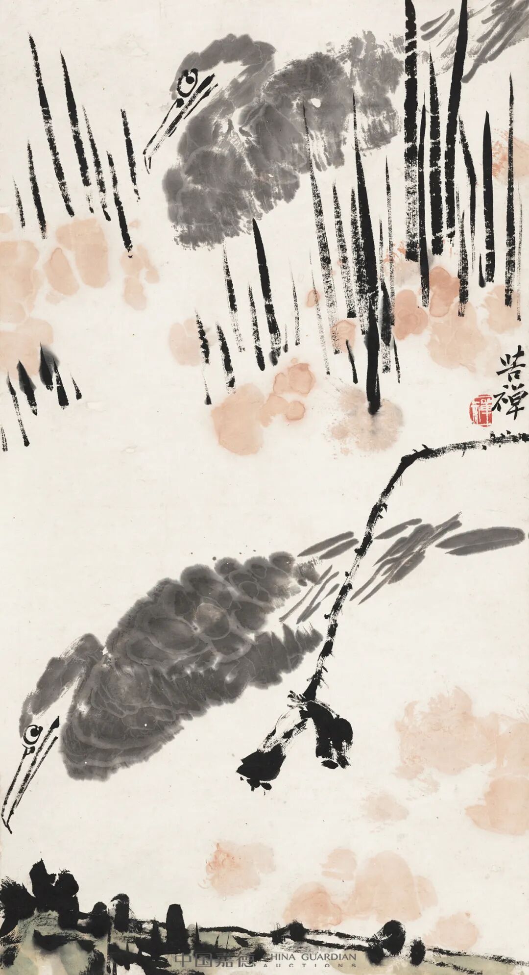 油彩画 肉筆保証 薫風 F12号 豪華額装付き 二科展常務理事 生方 純一