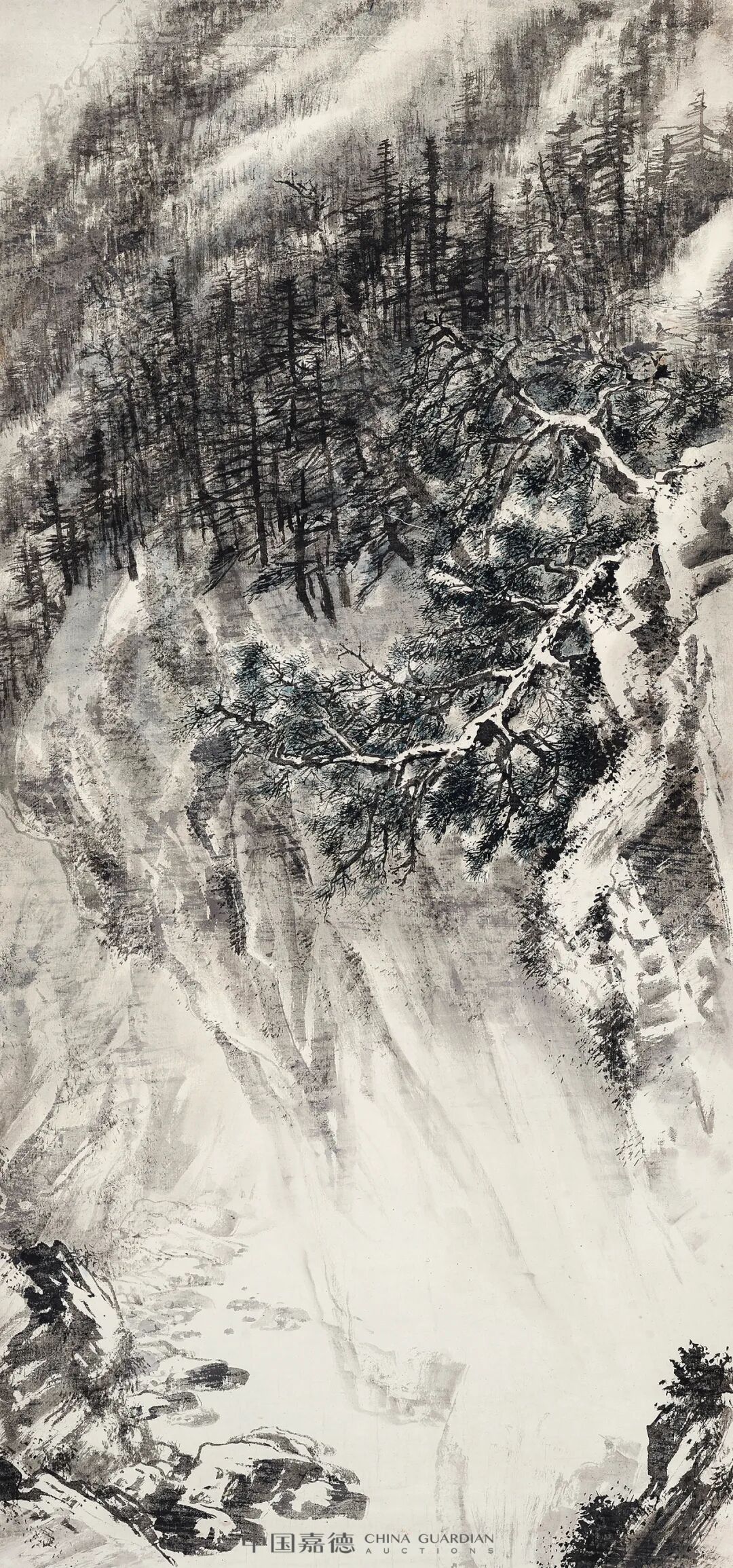 油彩画　肉筆保証　薫風　F12号　豪華額装付き　二科展常務理事　生方　純一 缤纷集——聚焦私人收藏（二）》专场撷英丨中国嘉德2022春拍- 拍卖