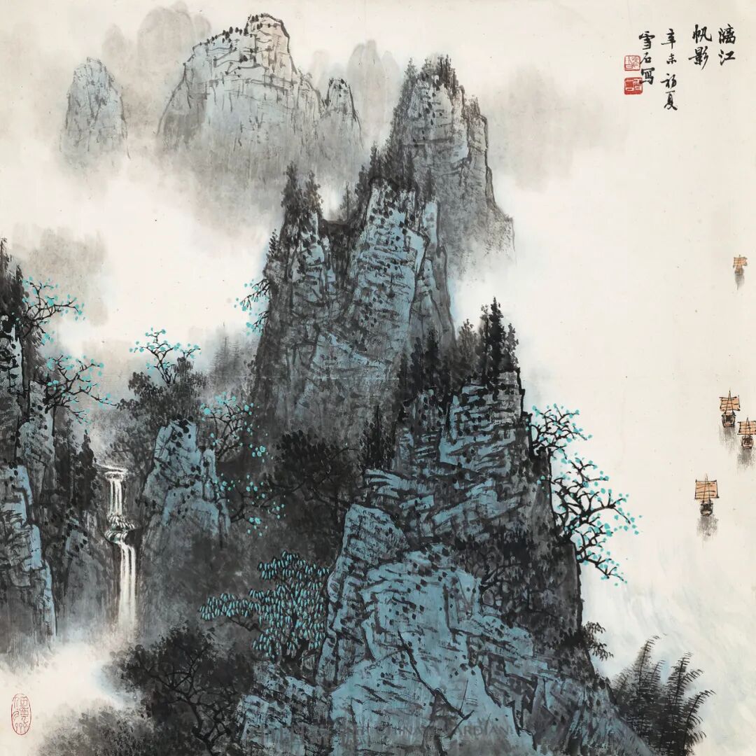 油彩画 肉筆保証 薫風 F12号 豪華額装付き 二科展常務理事 生方