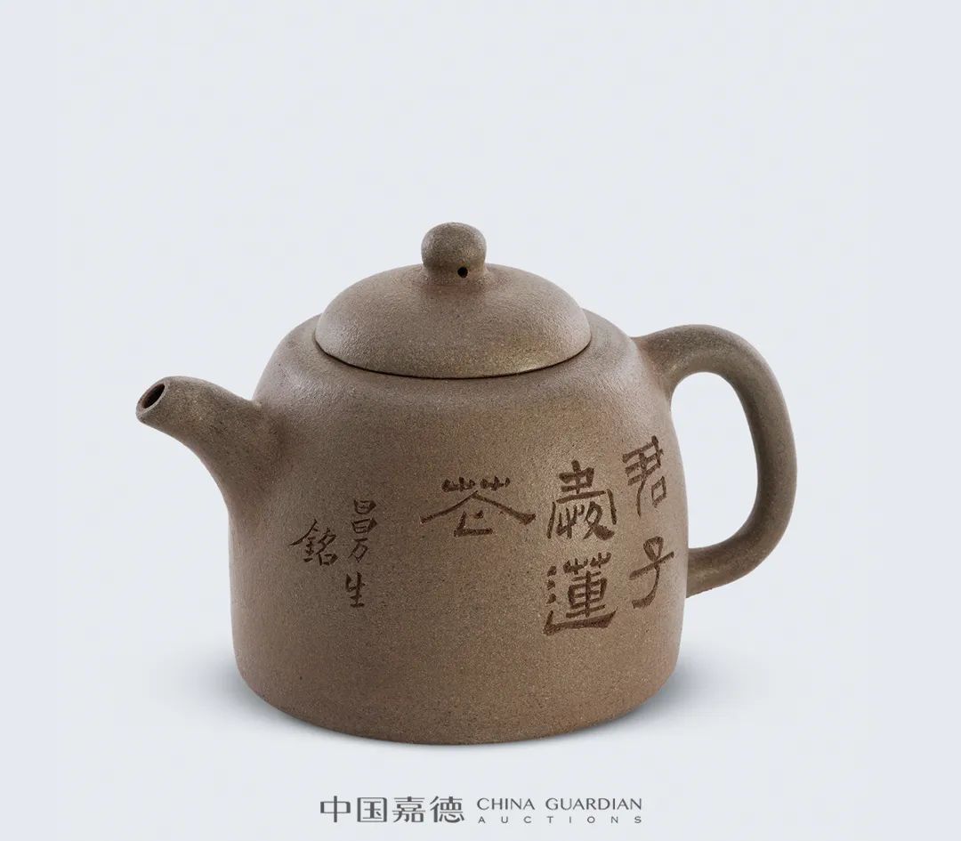 古書大幅sale 袁郁龙 清时代 中国宜興 紫砂壷14×11cm茶道具　ティーポット