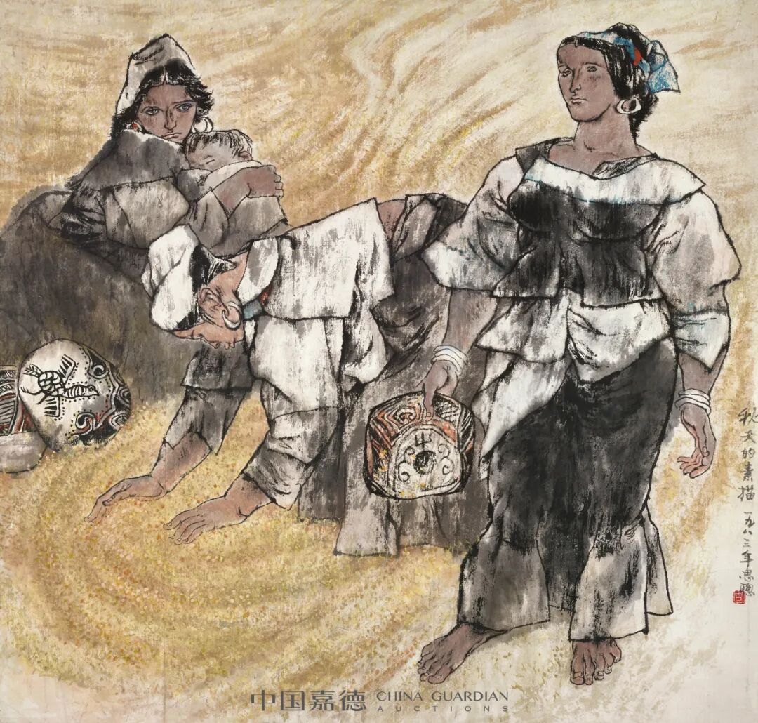 lot 3399-lot 3406均由"知兰山房"提供,作品曾经画家本人确认为真迹