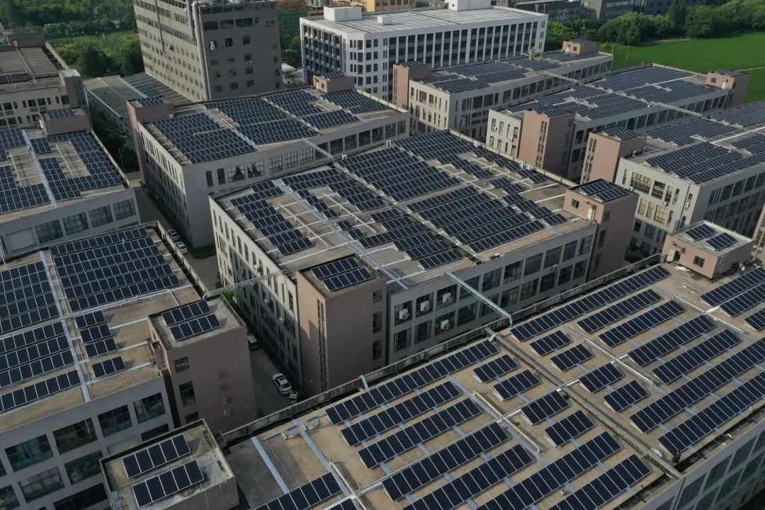 年减排682吨海宁家纺城科技产业园分布式光伏项目完工并网