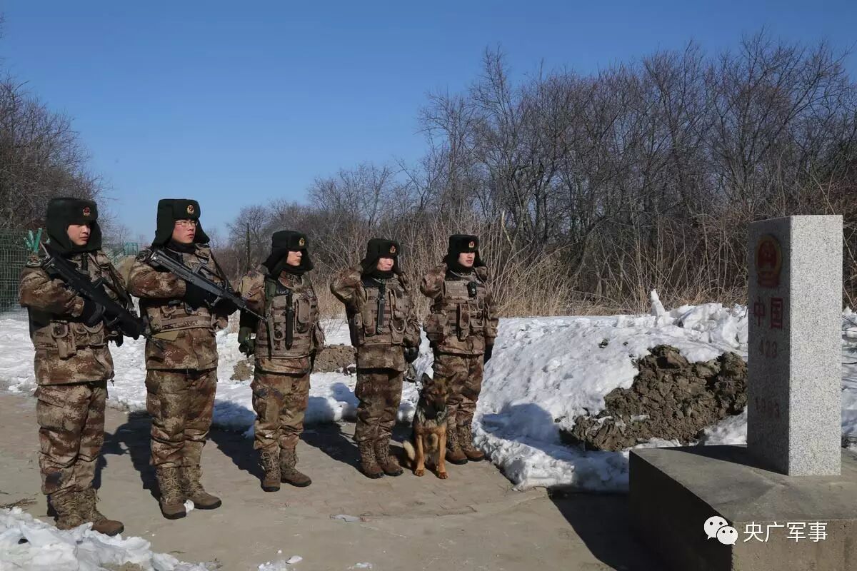 边关名哨一眼望三国图们江畔防川哨所的春天