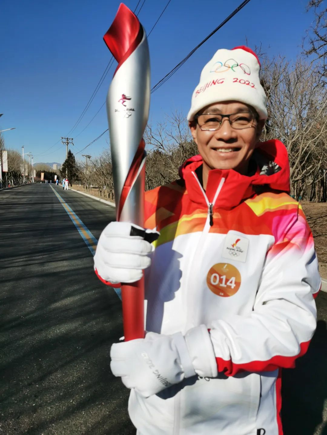 北京冬奧會火炬接力開始德叔成為第14棒火炬手