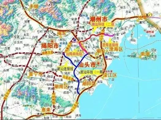 本規劃推薦方案由5條城際鐵路線路構成,打造