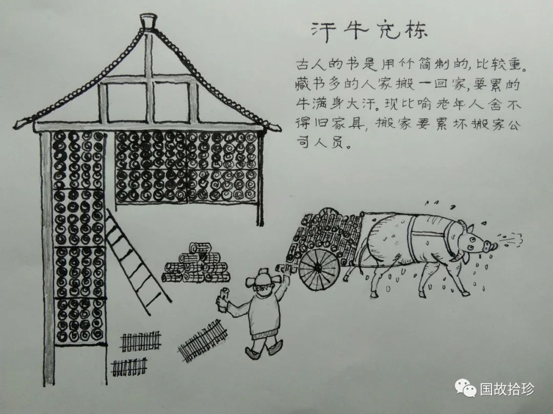 【每日一典】汗牛充栋（2684）