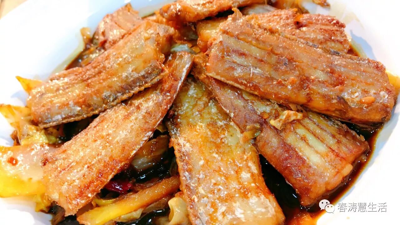 刀鱼扒白菜东北人最爱的家常菜