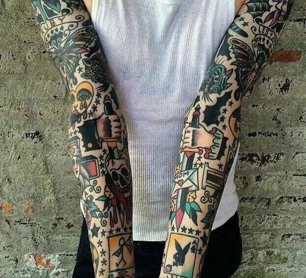 无尚刺青课堂 花臂最skr 是每个纹身爱好者的梦想 上海无尚刺青纹身工作室 微信公众号文章阅读 Wemp