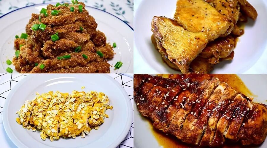蒸烤煎煮，四种不同的鸡胸肉做法