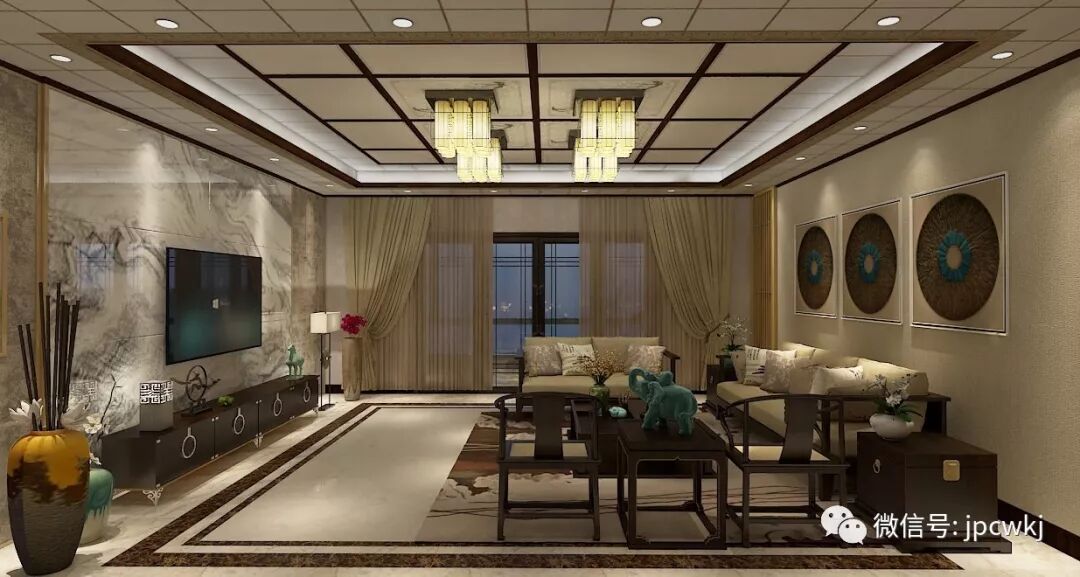 美克莱梦里寻乡产品图片 中式风格大板吊顶装修效果图_5