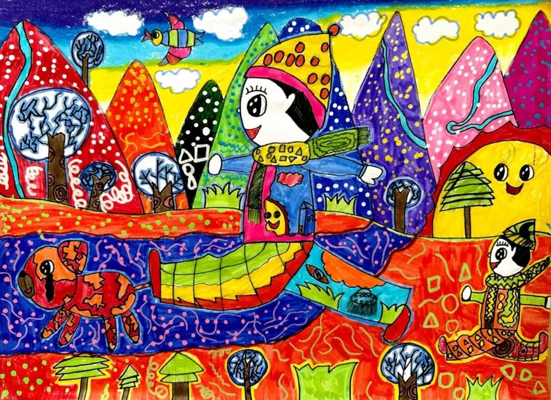 《美好生活》作者:田诗扬《美丽的呼和浩特》作者:侯玥伊翎《太空家园