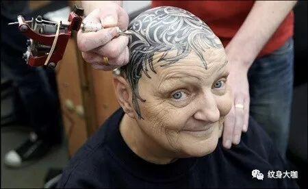 脱发很心碎头皮纹身要不要考虑下