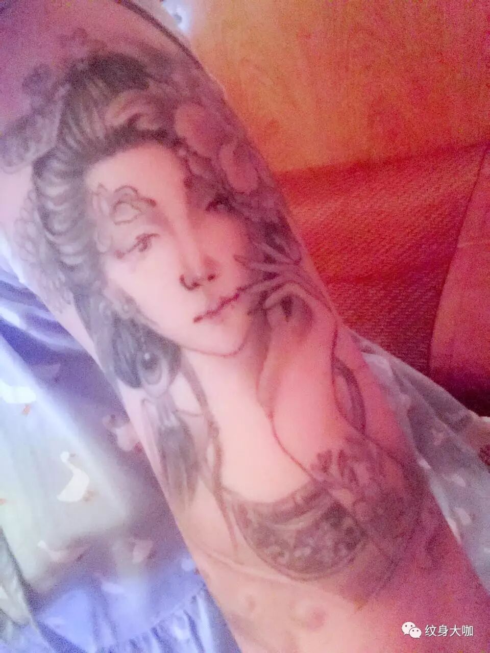 你见过的毁皮纹身都是什么样子的