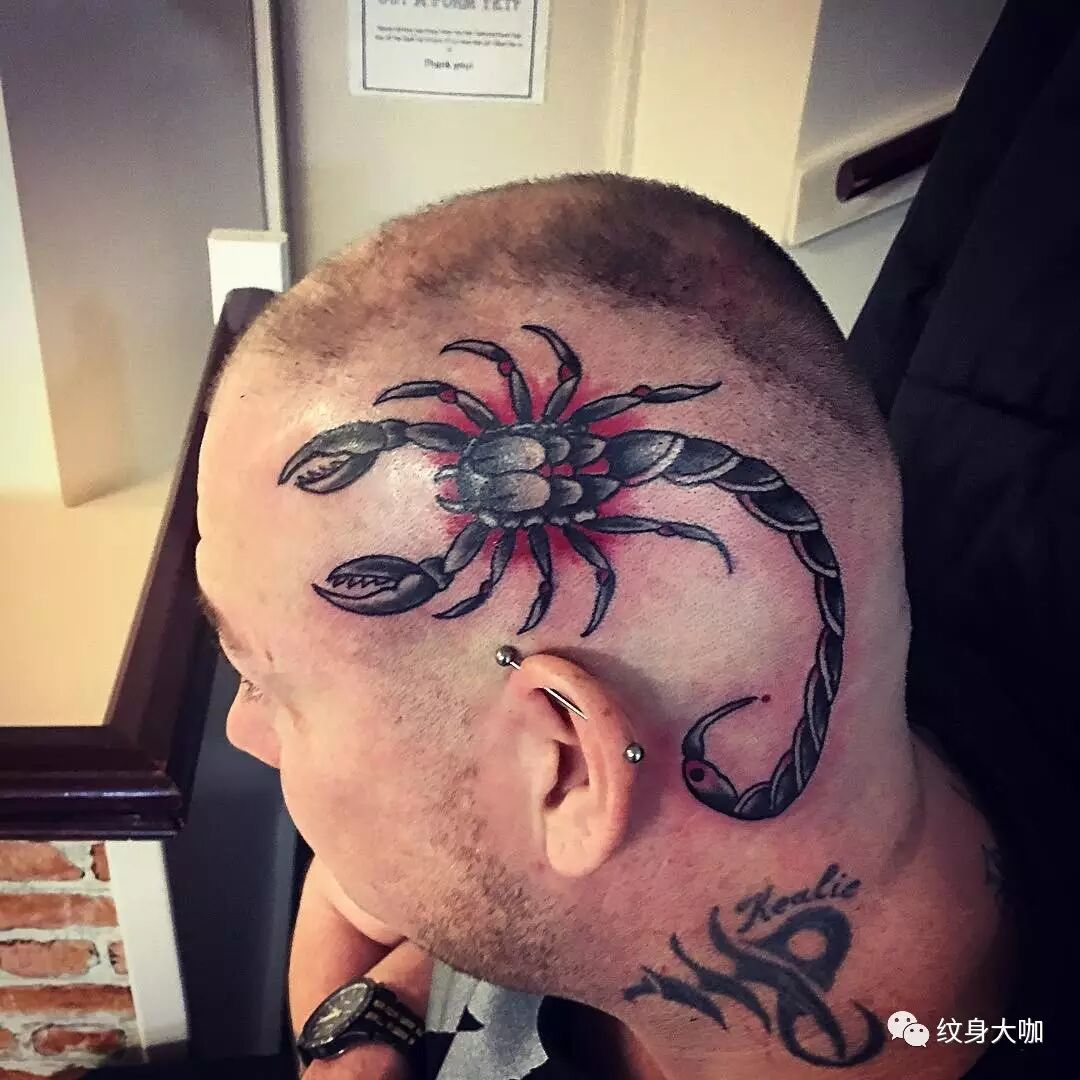 「光头」也可以如此霸气!~_纹身百科 - 纹身大咖