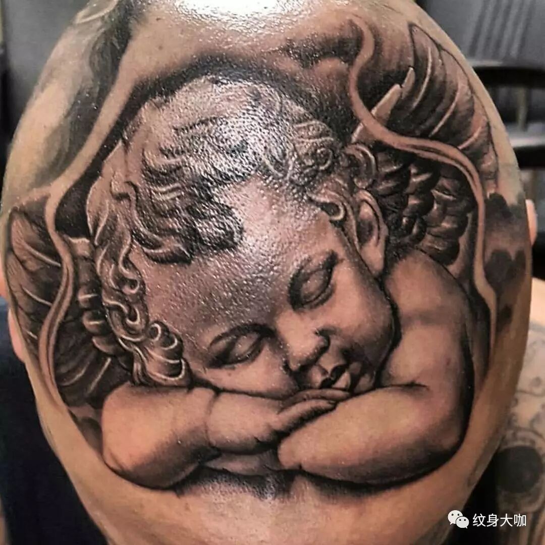 「光头」也可以如此霸气!~_纹身百科 - 纹身大咖