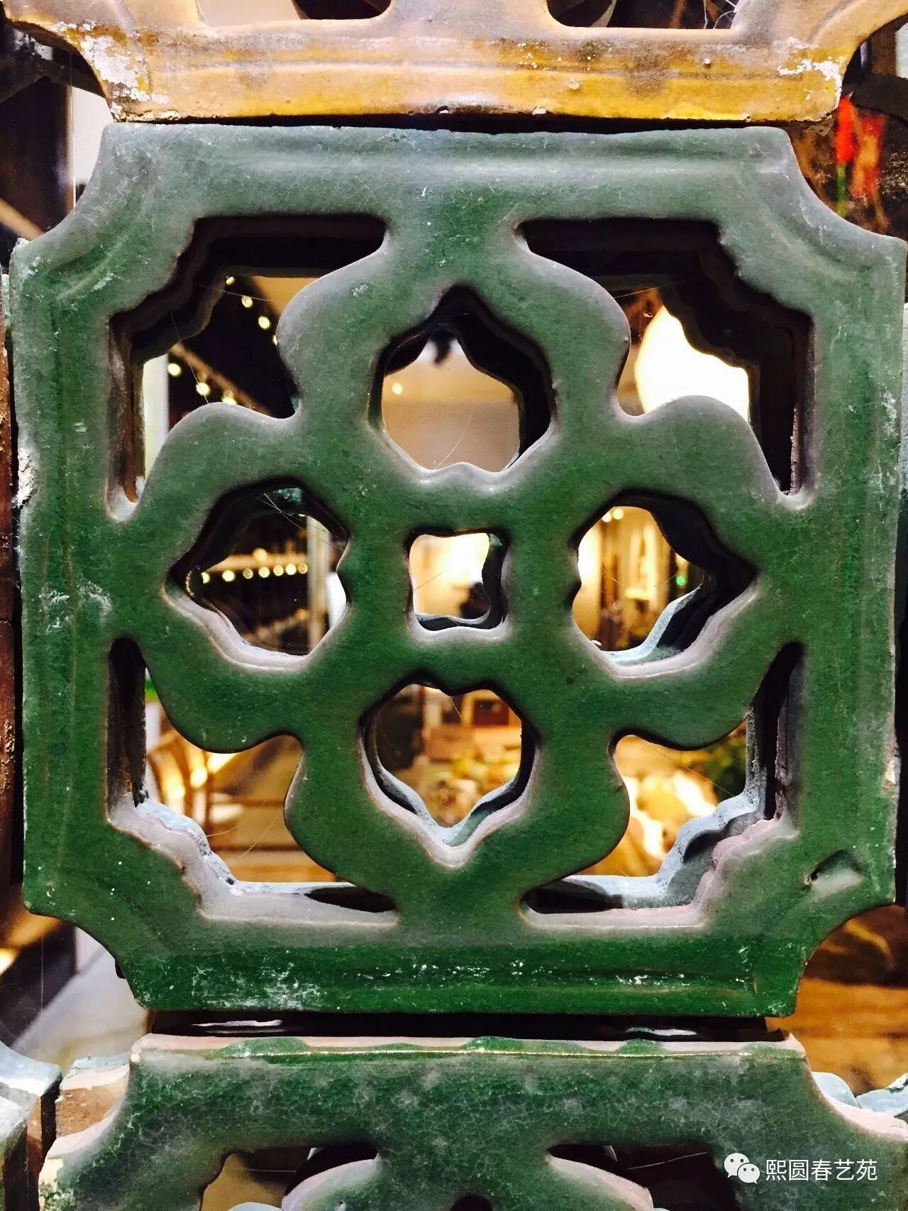 熙圆春|美好事物分享六:琉璃透花窗,装饰出一墙的浪漫