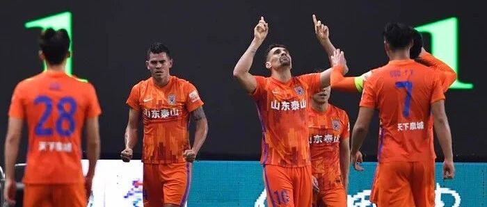 泰山队2:0拿下“6分之战”，领先海港8分了！