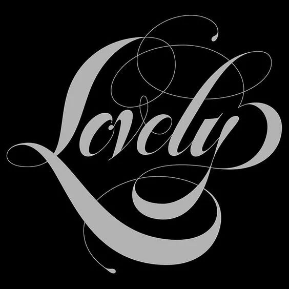 超帅的英文花体字设计欣赏