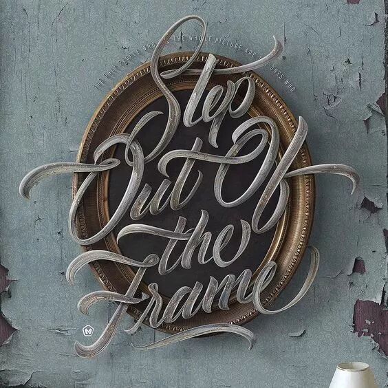 超帅的英文花体字设计欣赏