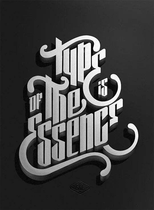 超帅的英文花体字设计欣赏